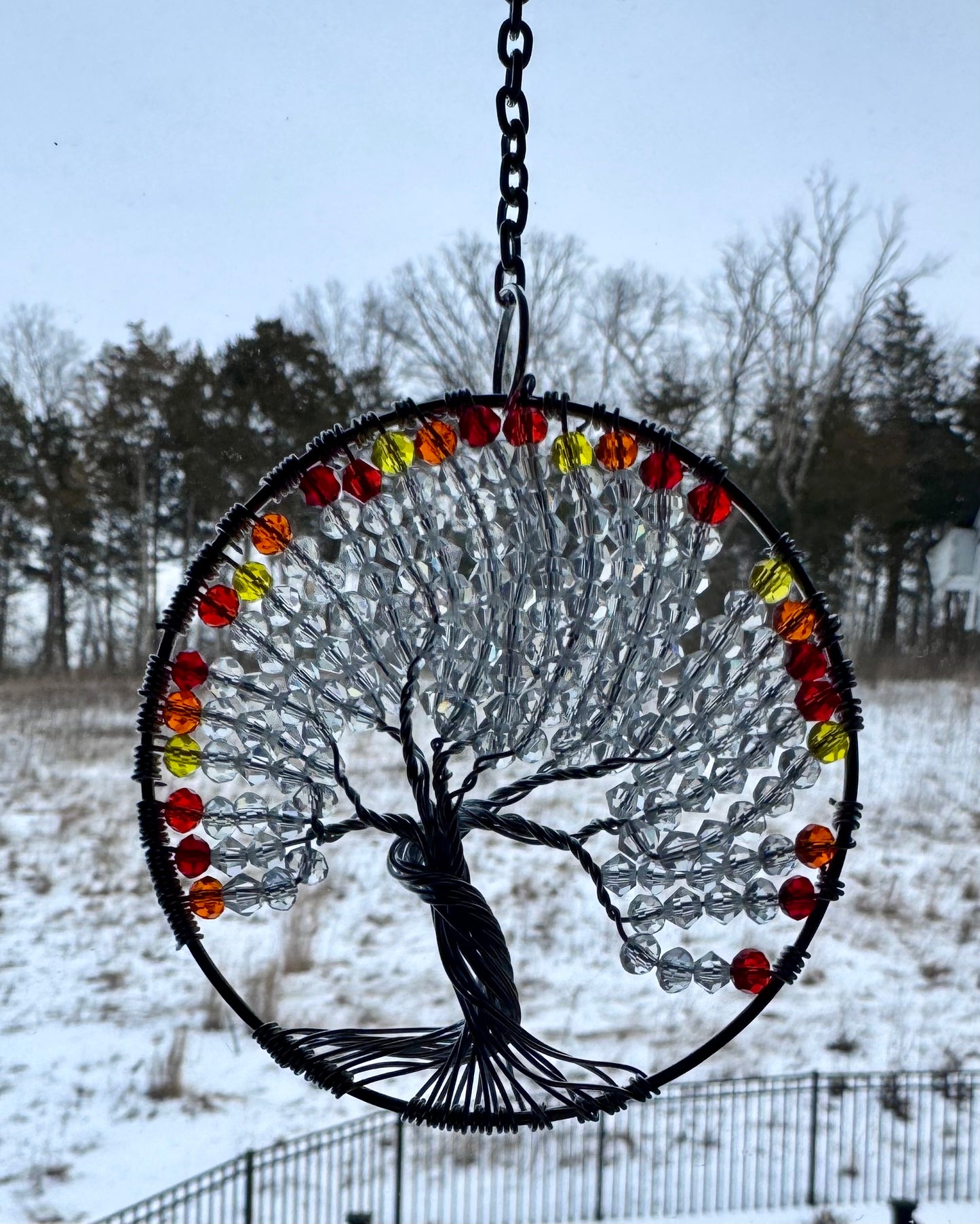 Car Charm Suncatcher "Glorious Sunset"