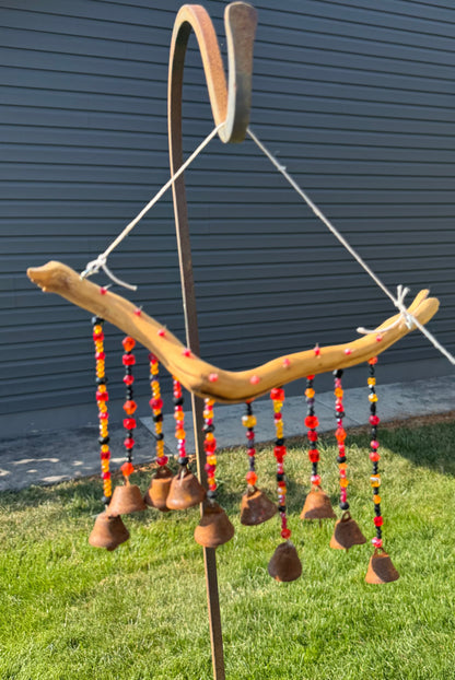 Witchy Bells Fall Color Windchime Suncatcher
