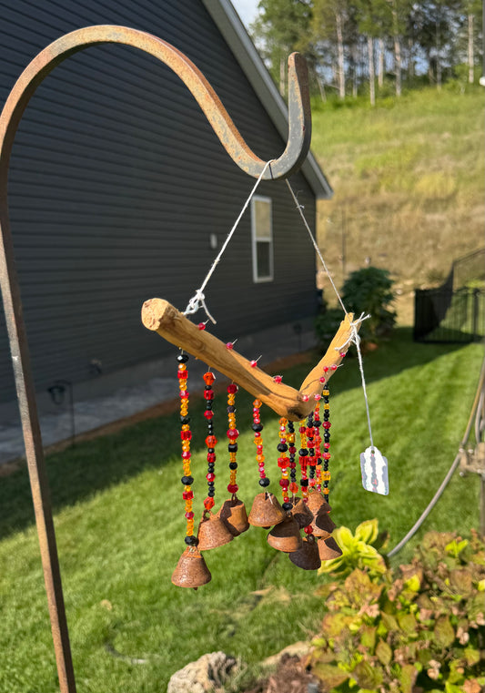 Witchy Bells Fall Color Windchime Suncatcher