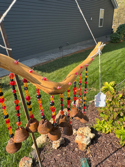 Witchy Bells Fall Color Windchime Suncatcher