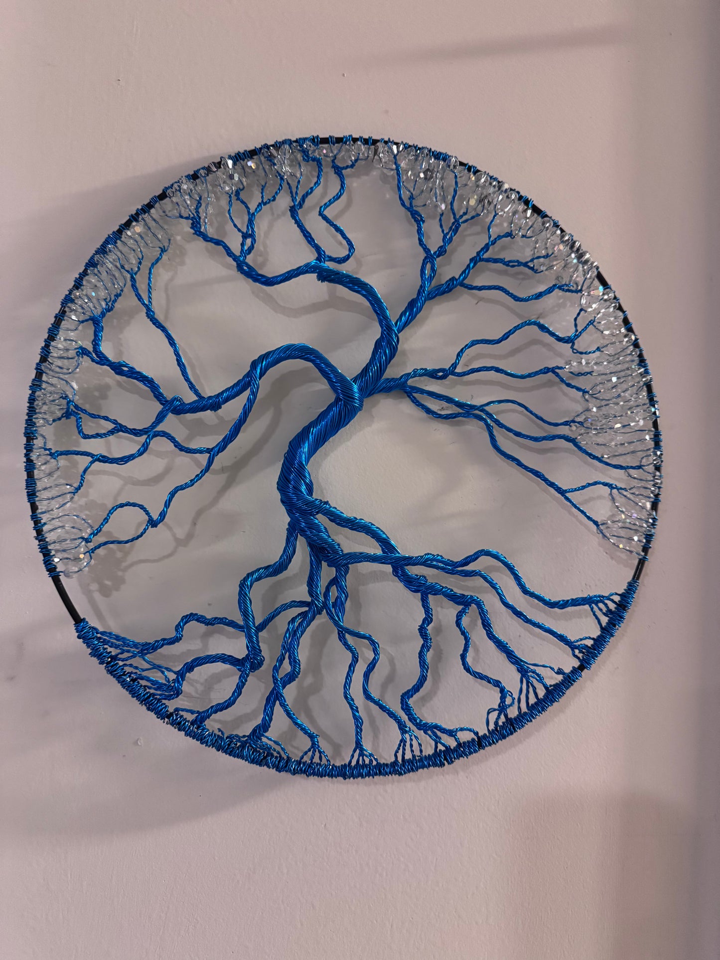 Large Blue Tree of Life Suncatcher or Wall Hanging