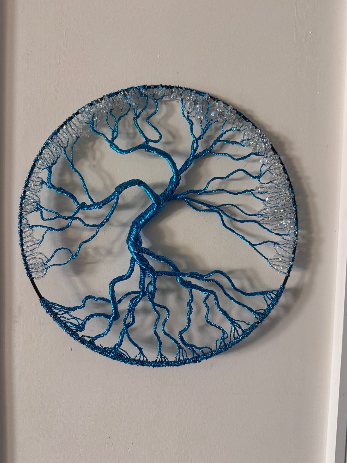 Large Blue Tree of Life Suncatcher or Wall Hanging